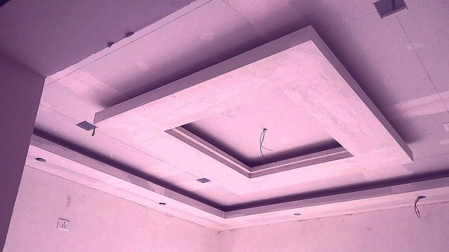 потолочный короб с подсветкой схема