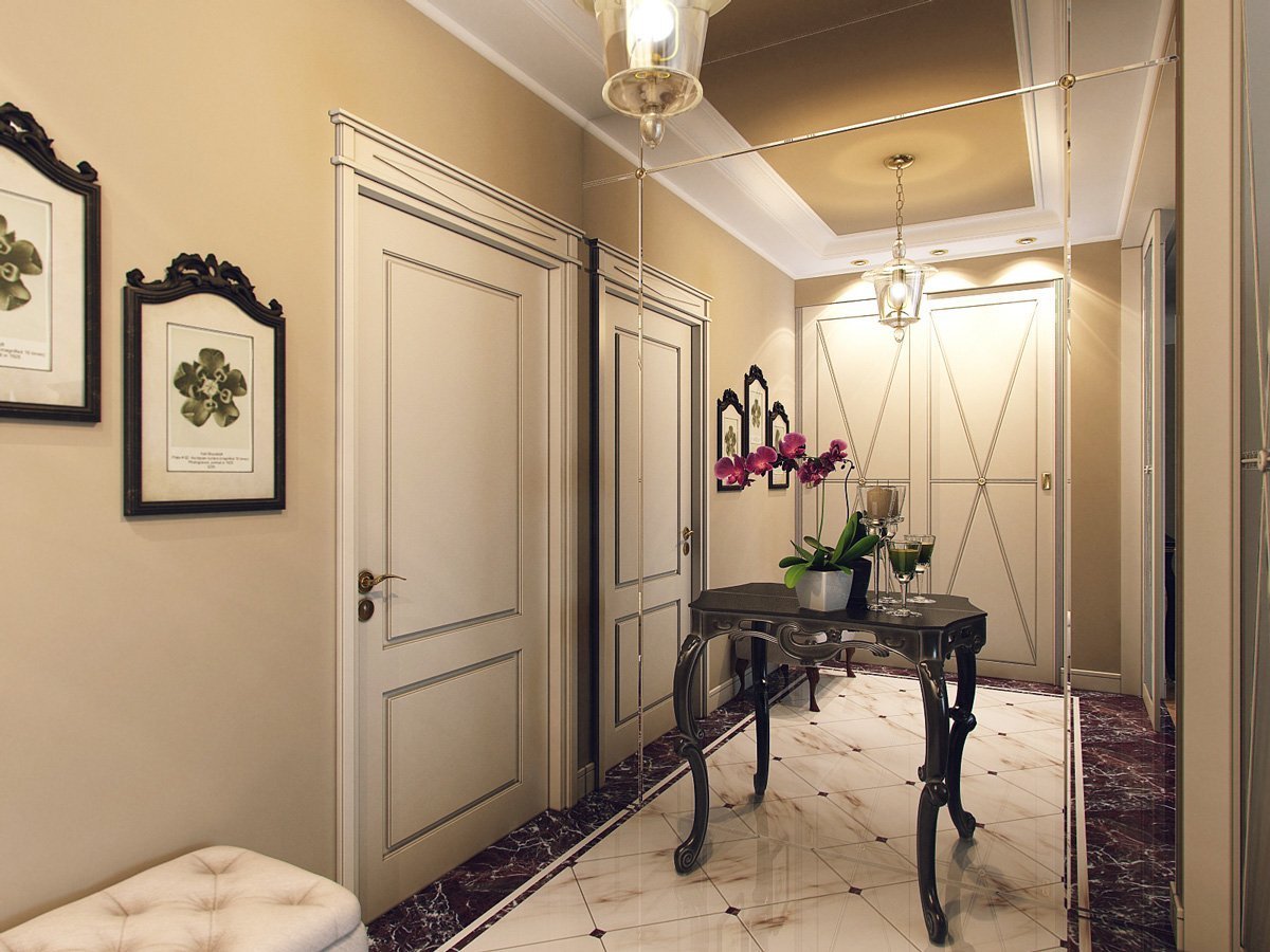 Интерьер маленькой прихожей