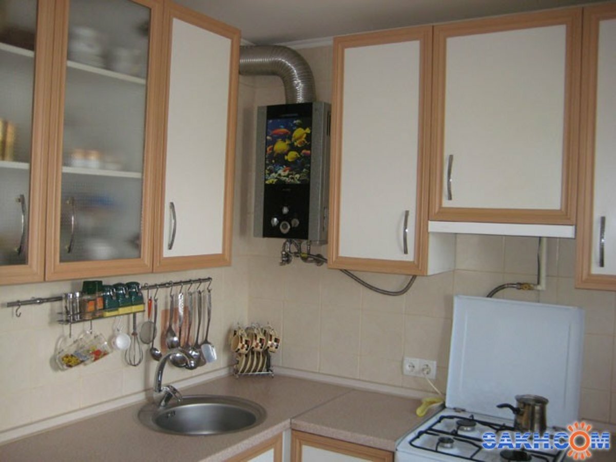 Кухня с газовым котлом планировка (46 фото)