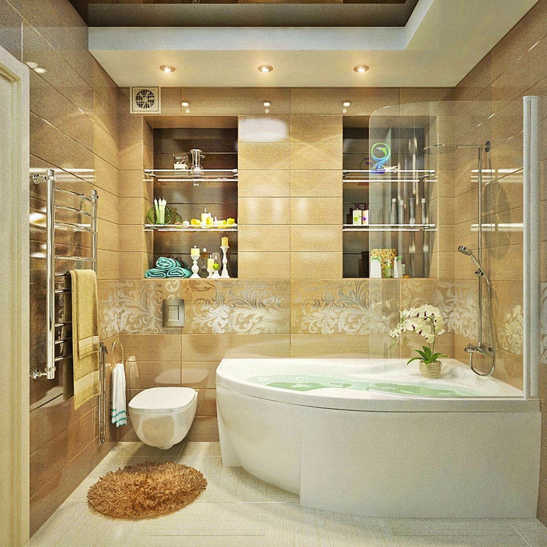 Интерьер ванной комнаты