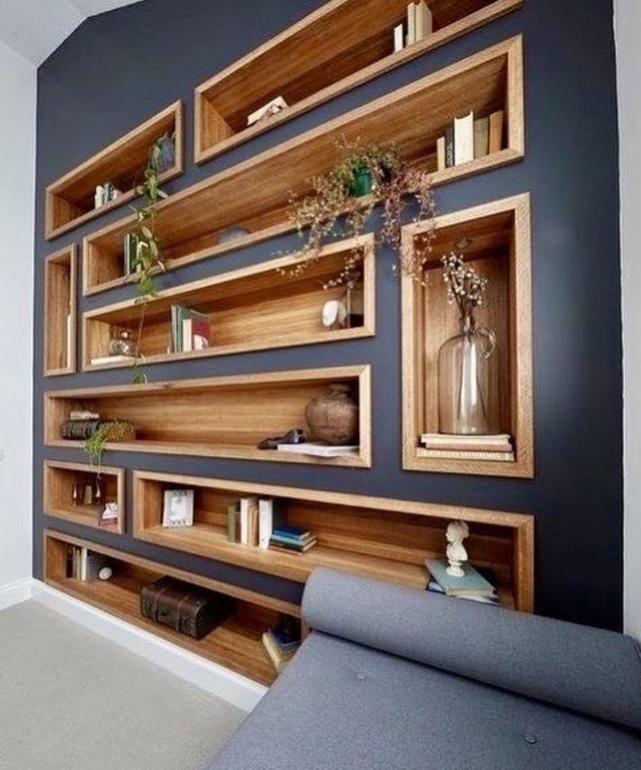 Оригинальные книжные полки