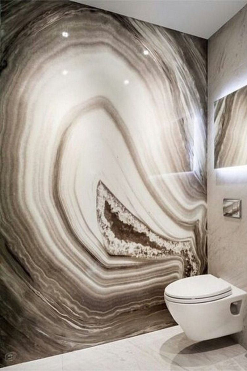Необычный интерьер туалета