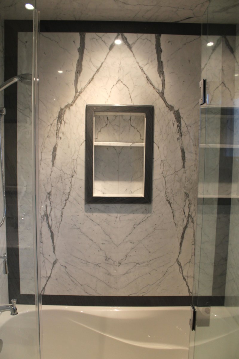 Гибкий мрамор ванная