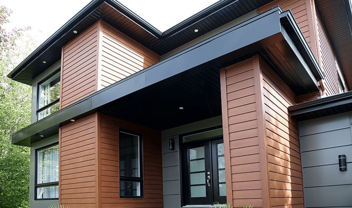 Отделка фасадов дачных домов