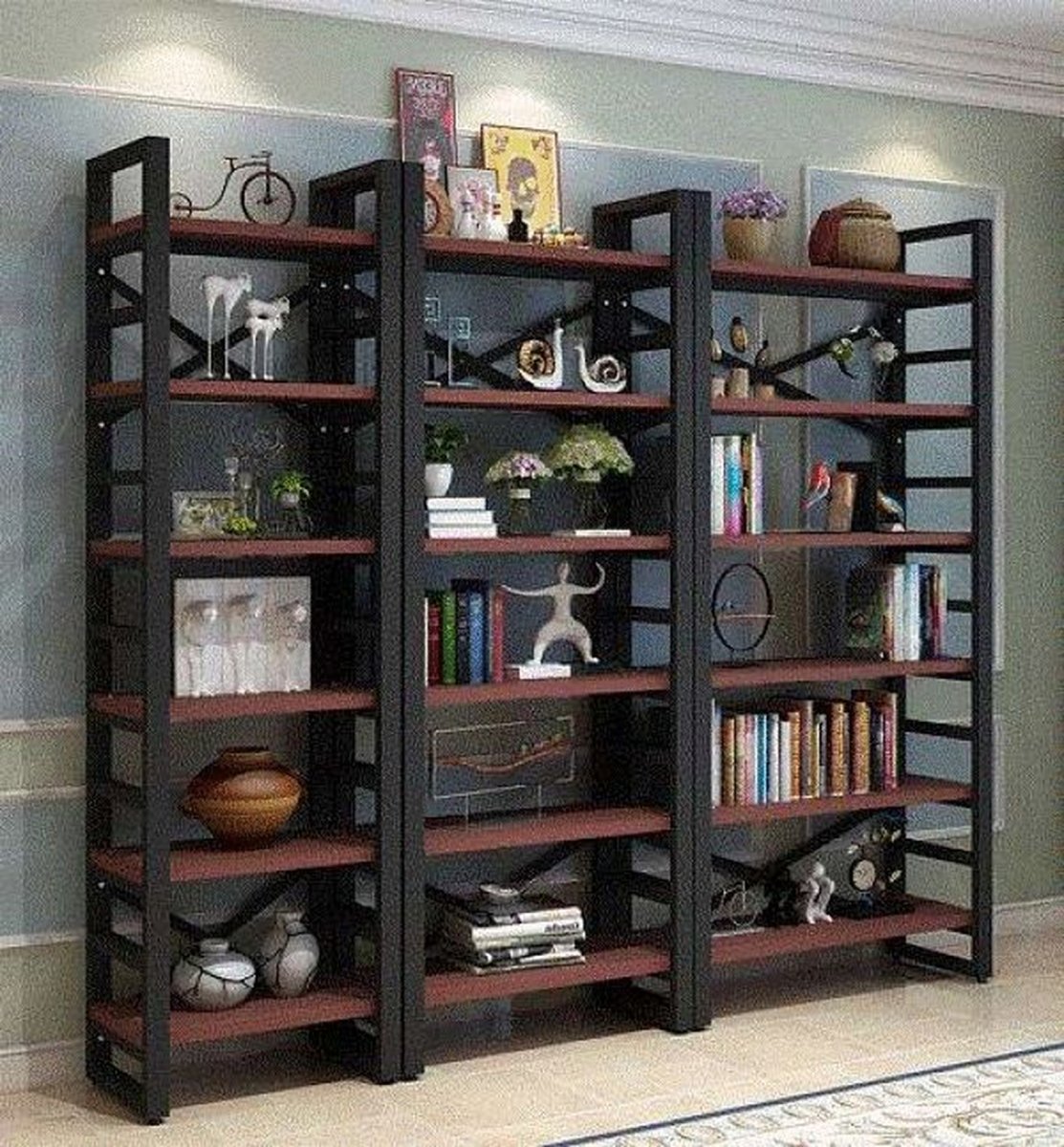 Стеллажи металл дерево Модерн лофт