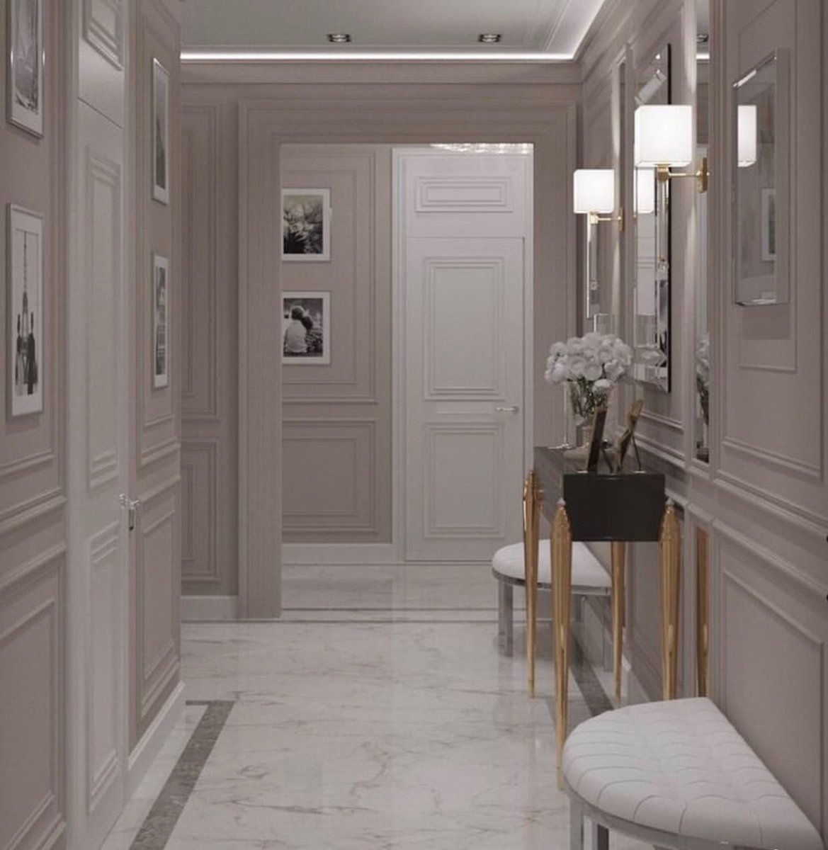 Камин в скандинавском стиле