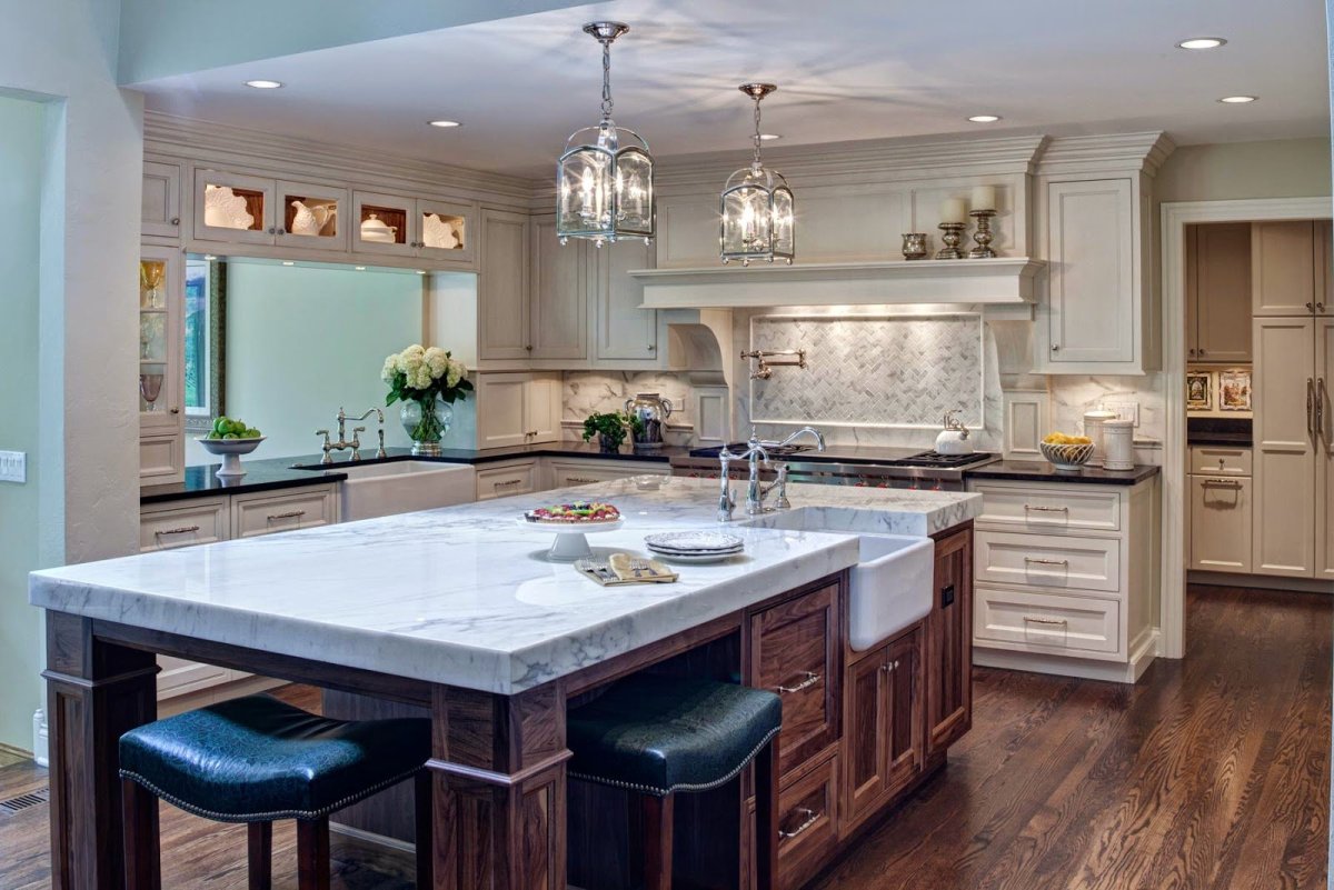 Кухня остров барная стойка Индастриал