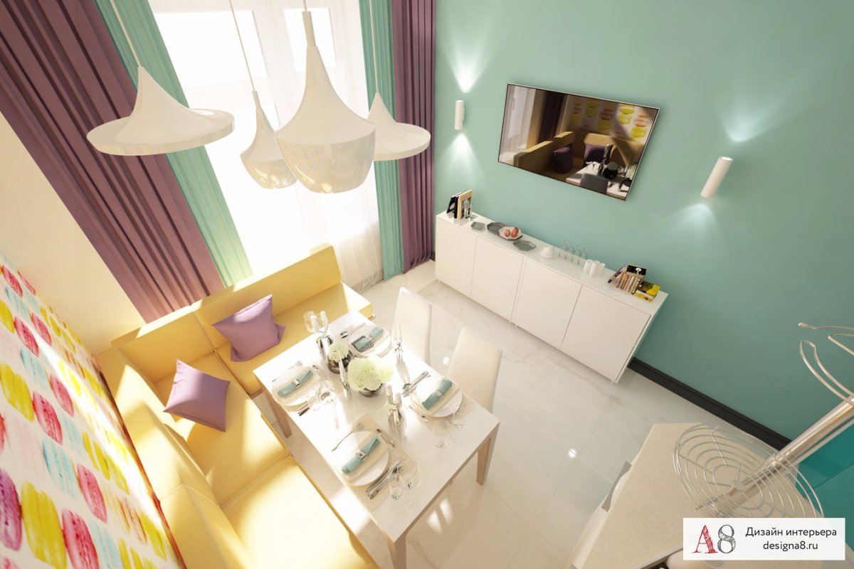 Интерьер 3 комнатной квартиры КОПЭ