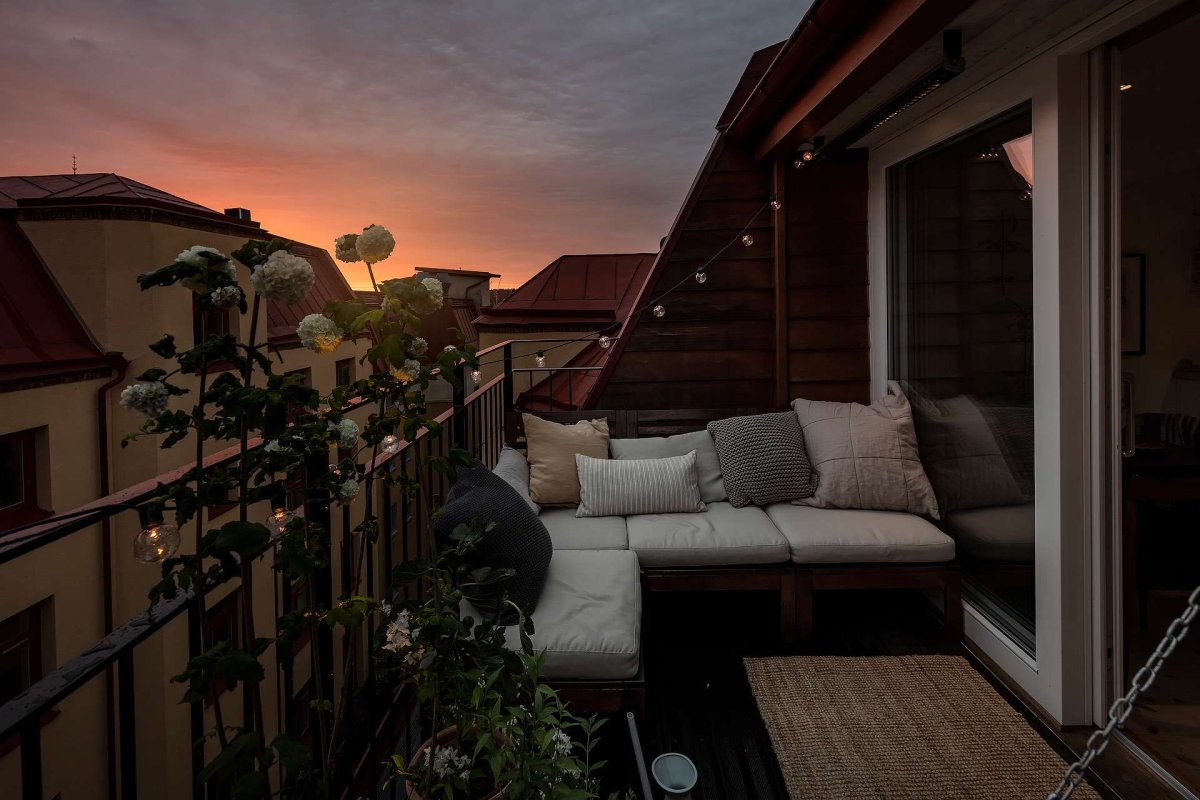 Уютный вечер на веранде