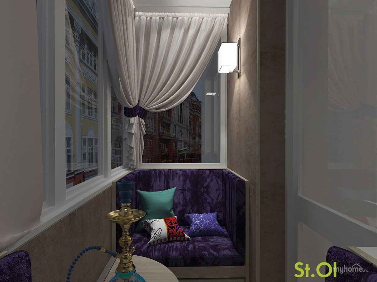 Интерьер лоджии