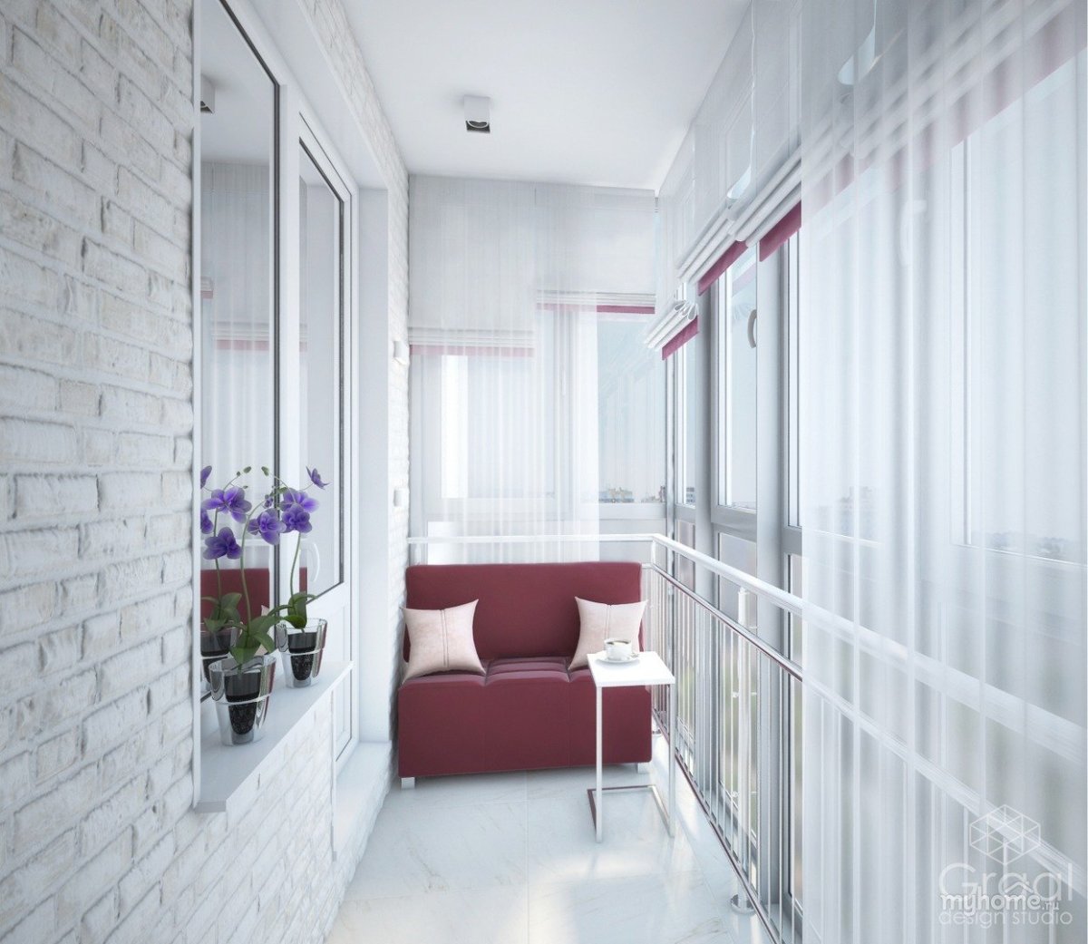 Интерьер лоджии