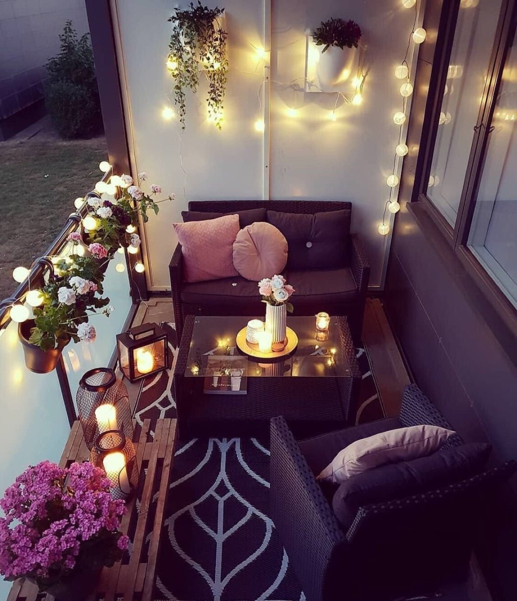 Терраса зимой