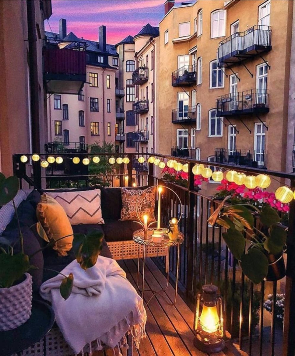 Балкон в стиле арт деко