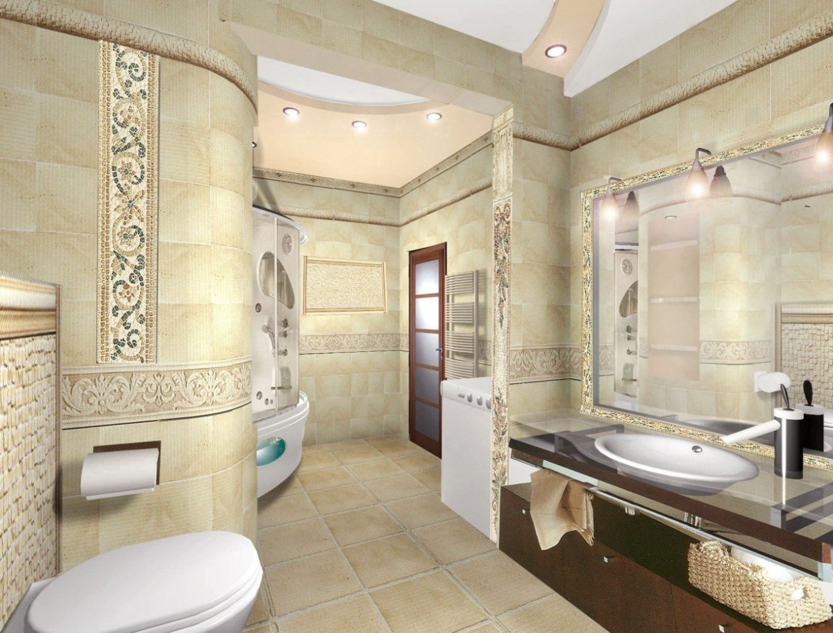 Ванная в перспективе