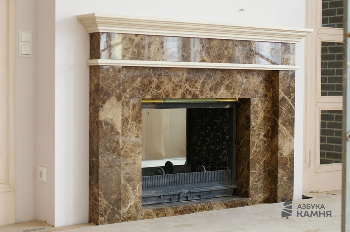 Фальш камин гранит