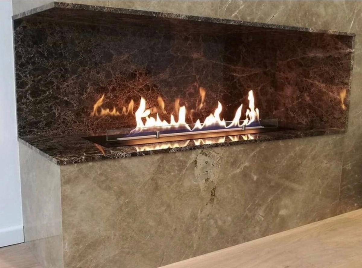 Биокамин из керамогранита