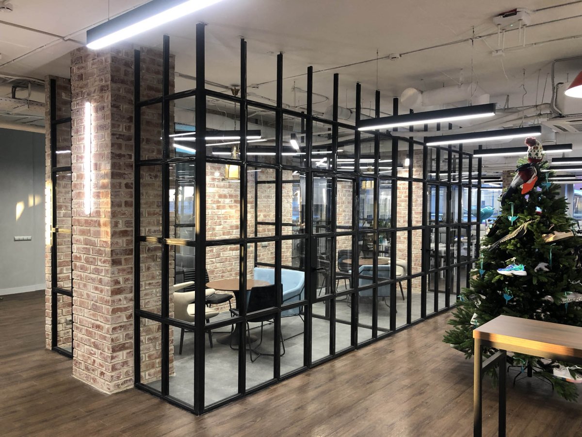 Распашные перегородки лофт Наяда