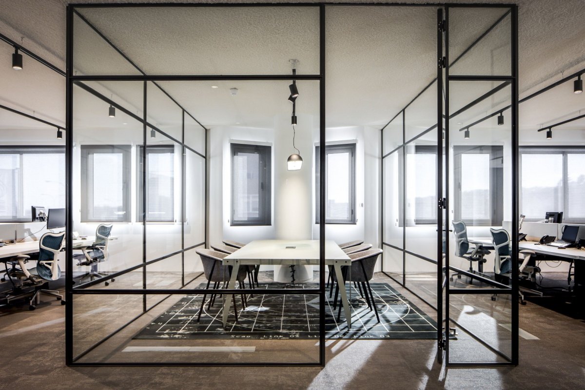 Зонирование офиса лофт