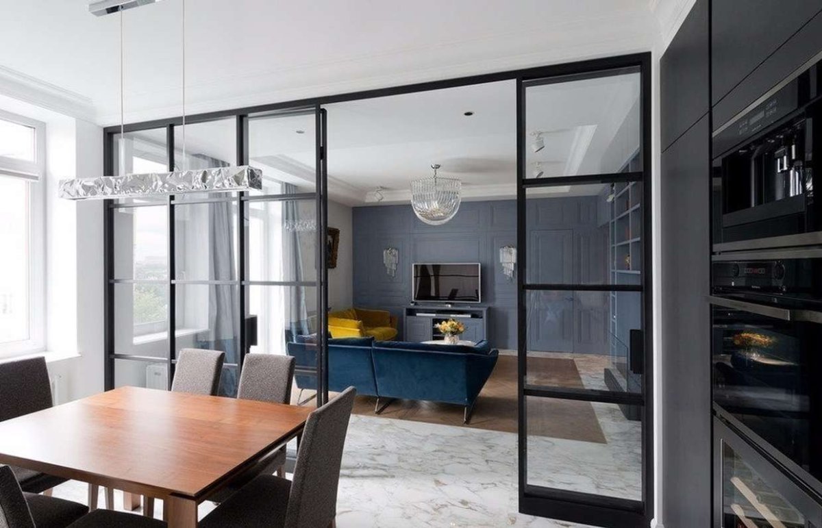 Стеклянные перегородки