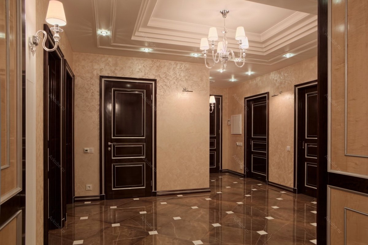 Темные двери в интерьере