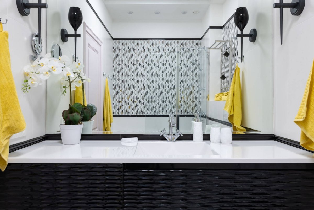 Желтая ванная