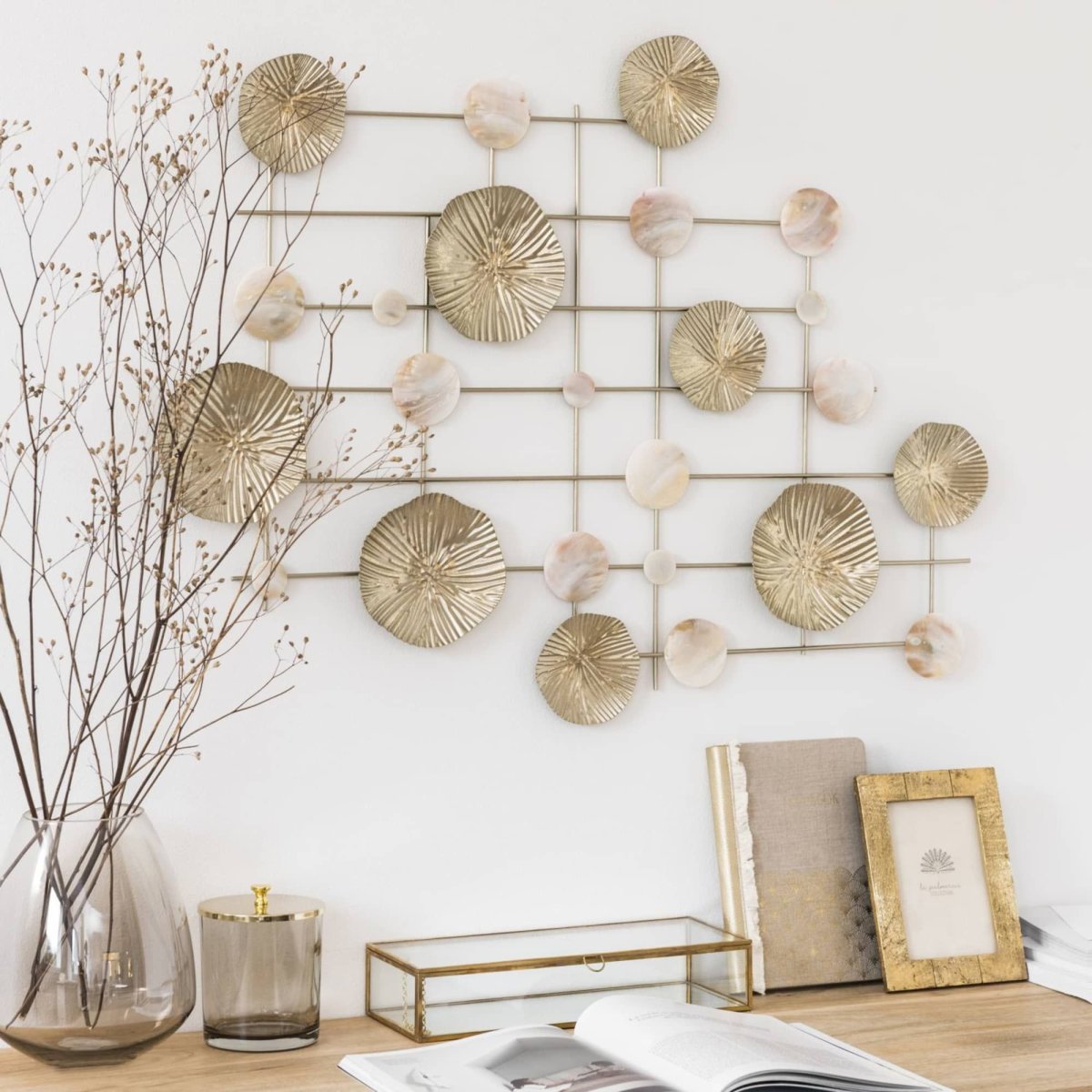 Металлический декор в интерьере