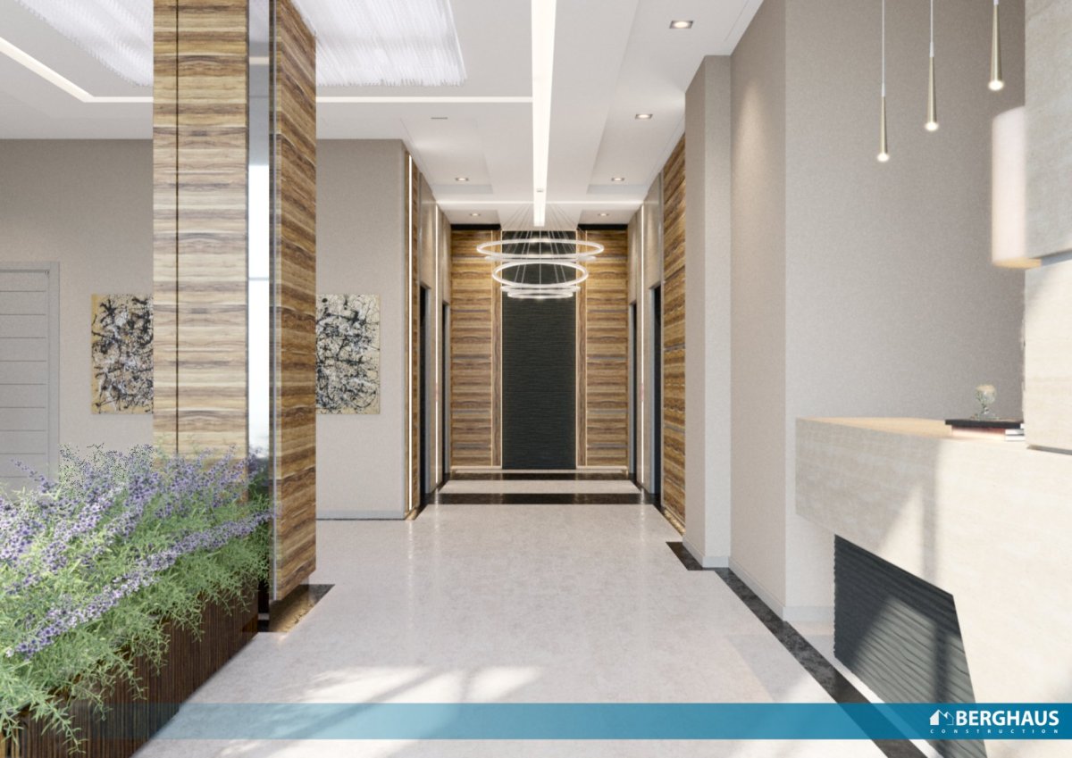 Холл в ЖК сердце столицы