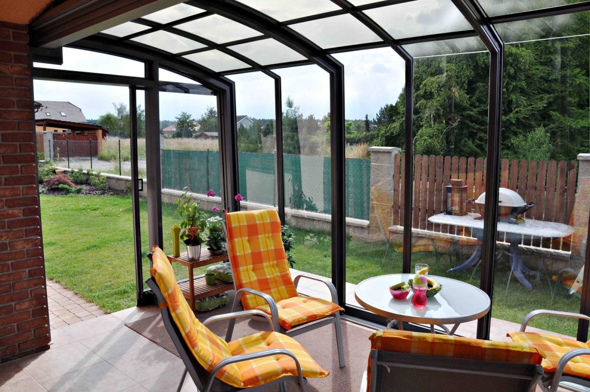 Веранда из металла