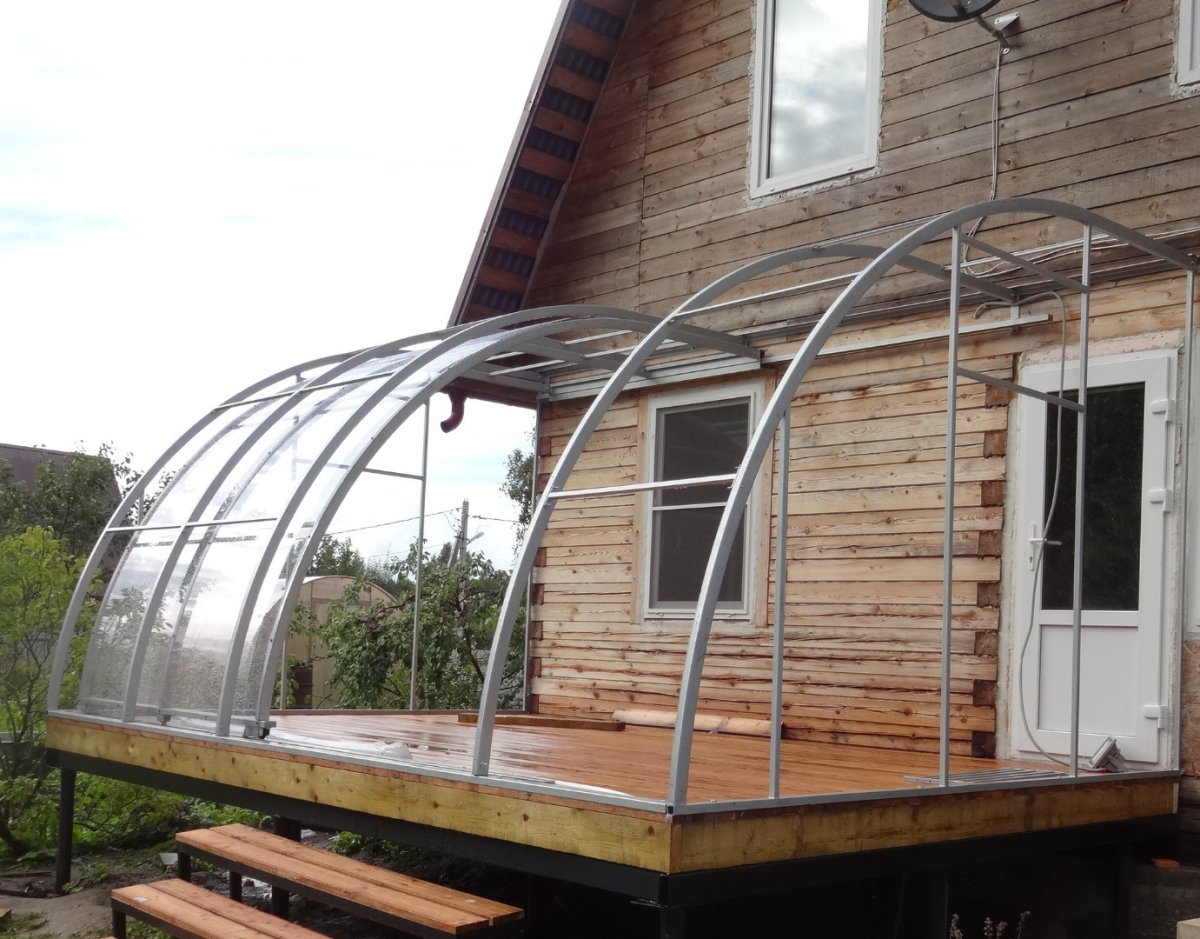 Терраса из металла