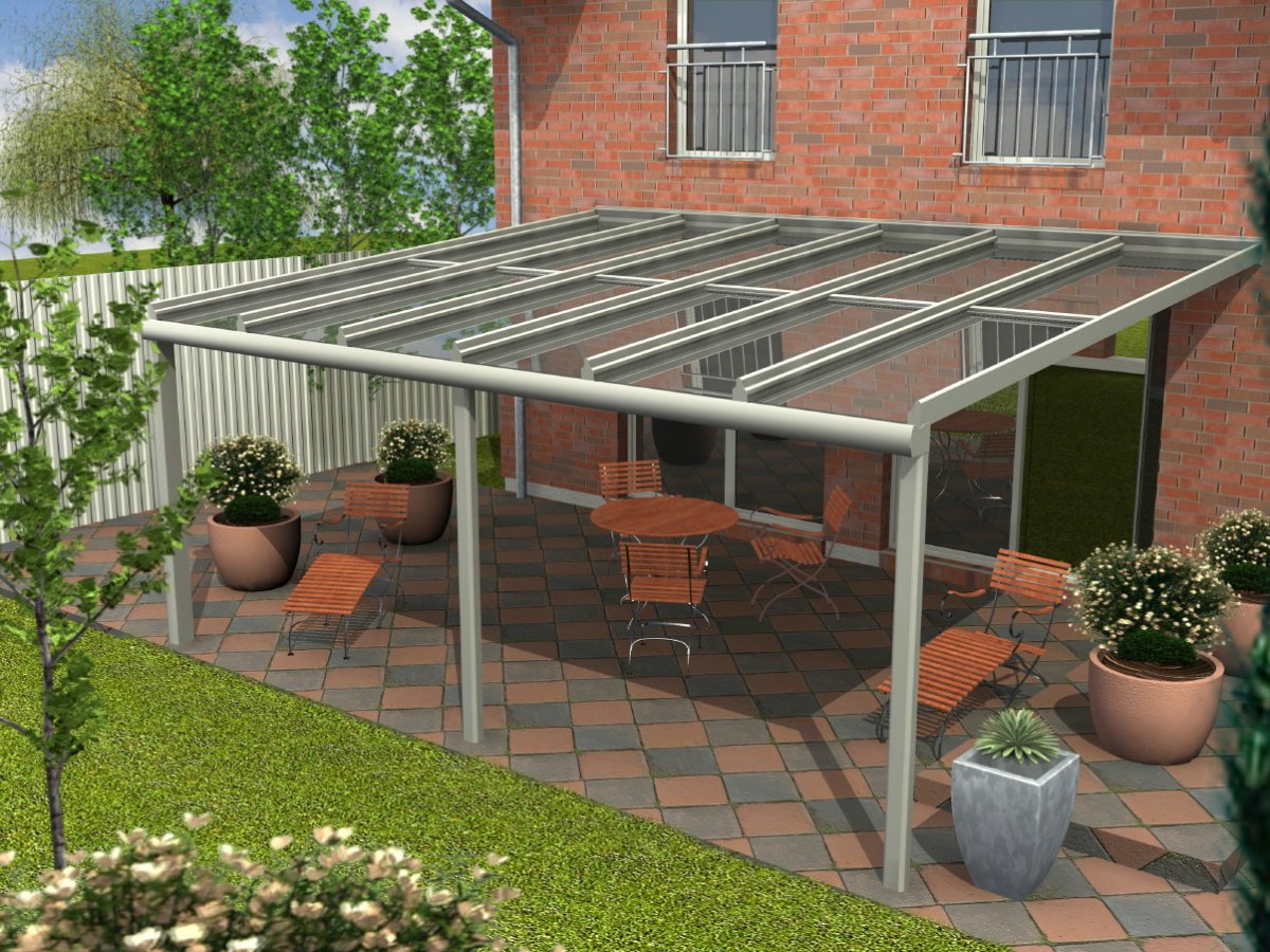 Терраса из металла