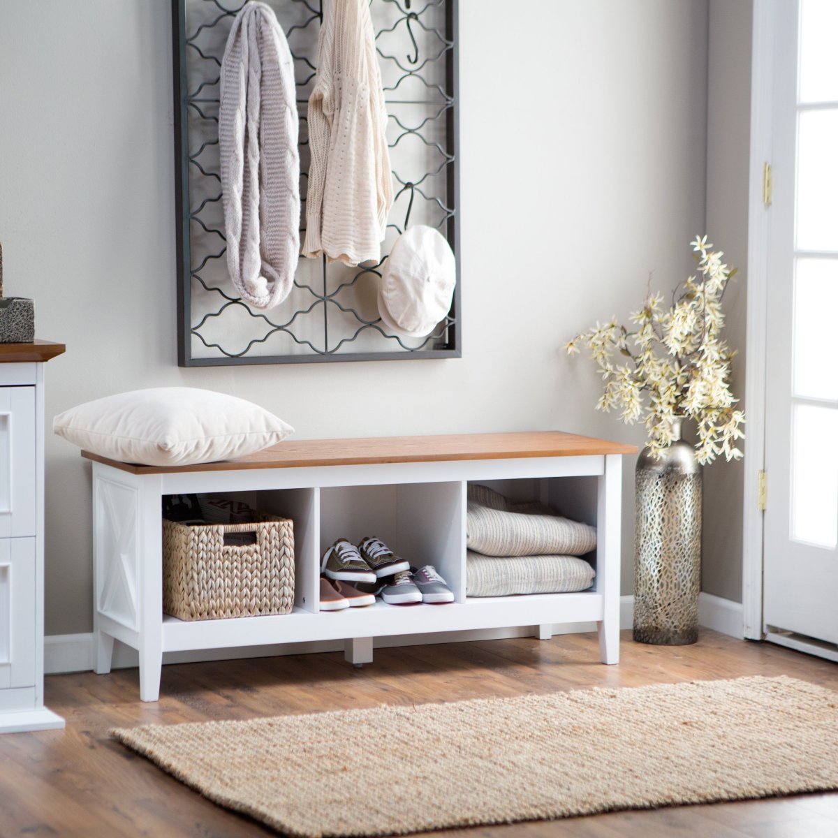 Банкетка обувница Сканди