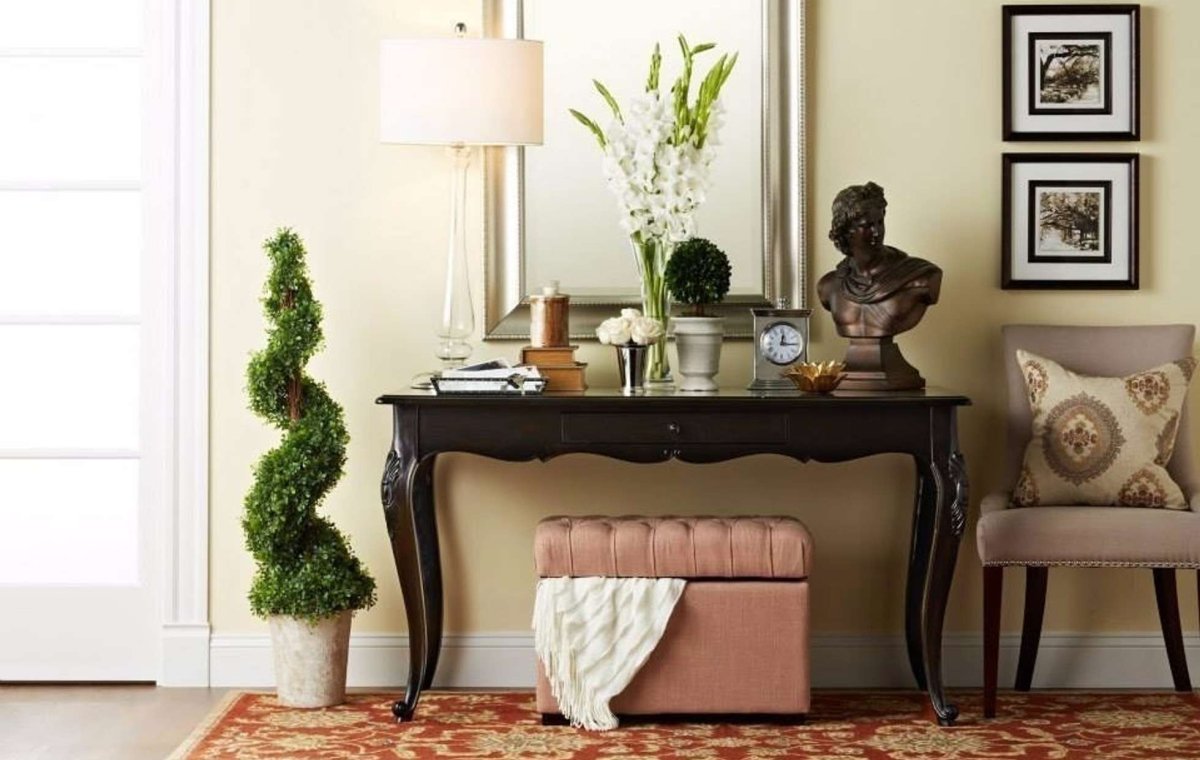 Консольный столик в интерьере