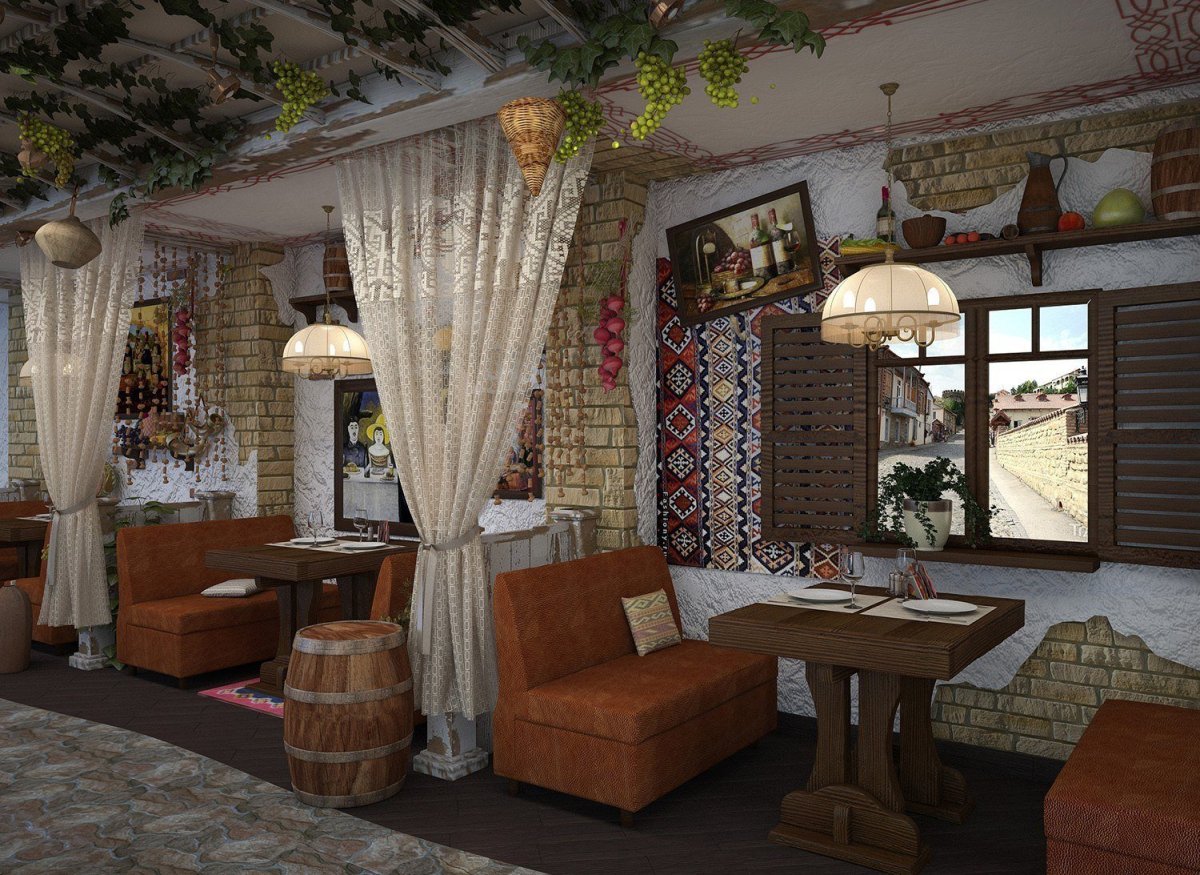 Fantastic House Грузинская интерьеры