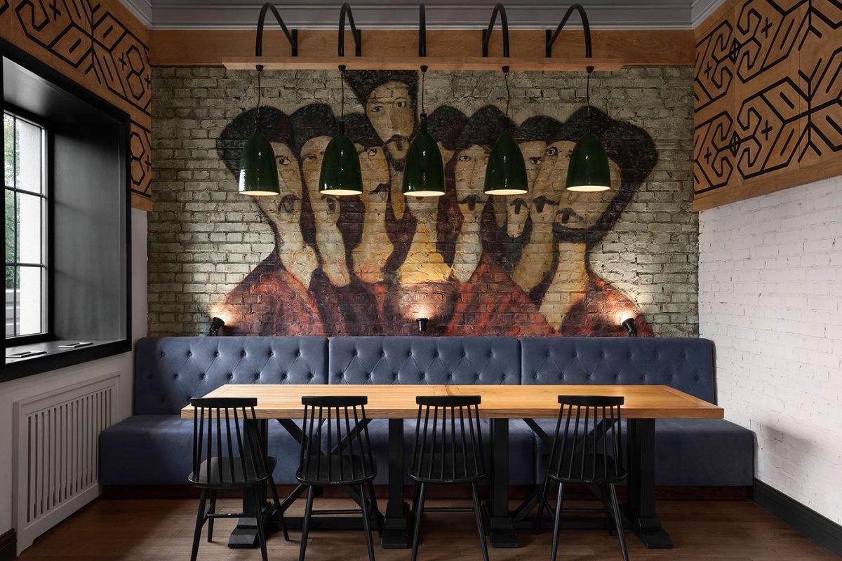 Интерьер дома в грузинском стиле