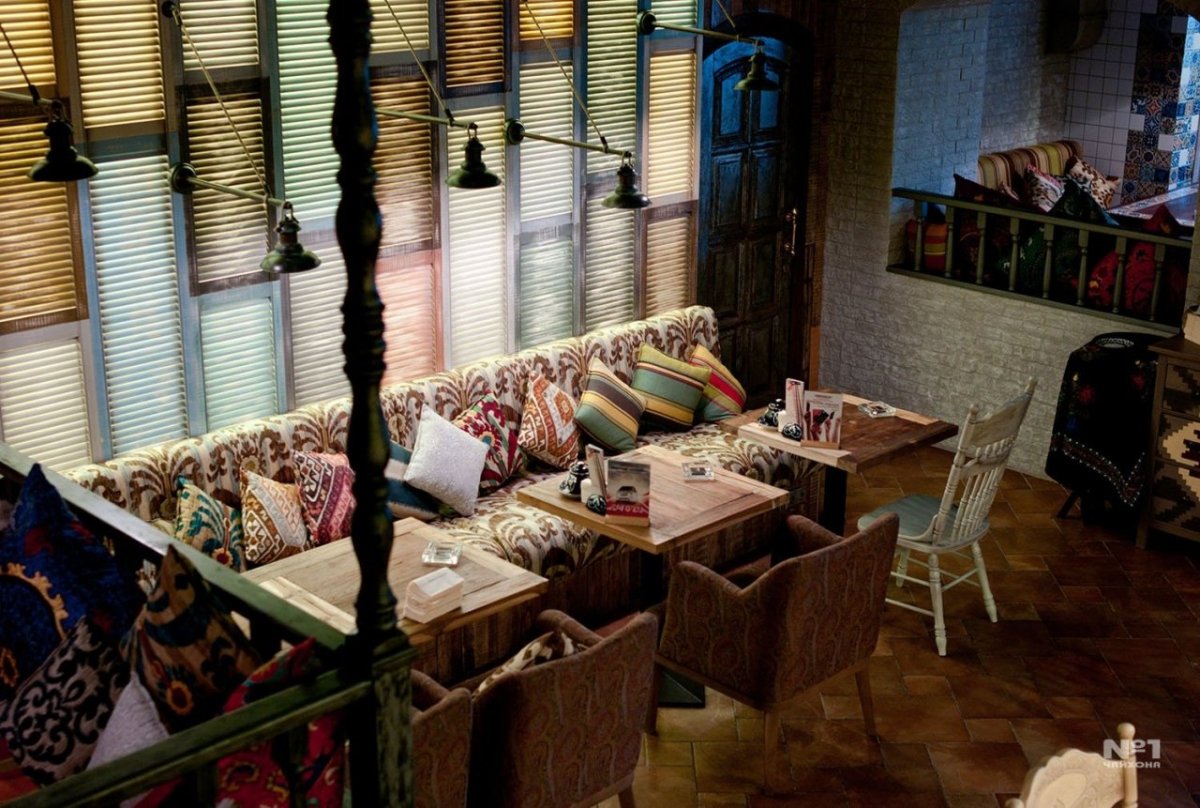Интерьер грузинского кафе