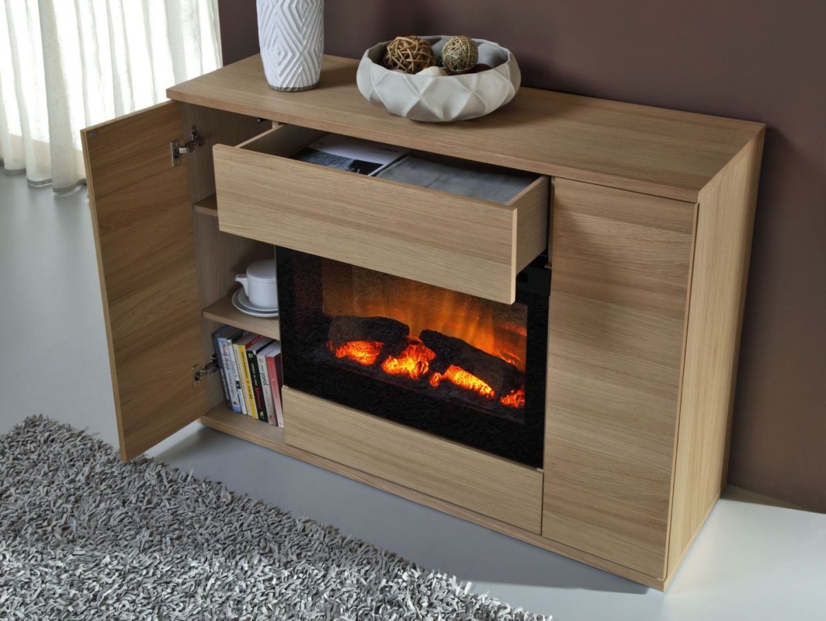 Камины встроенные в стену