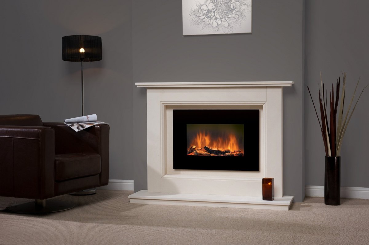 Камин с полками