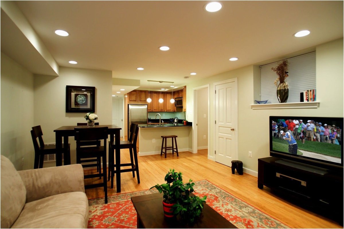 Кухня гостиная без окна