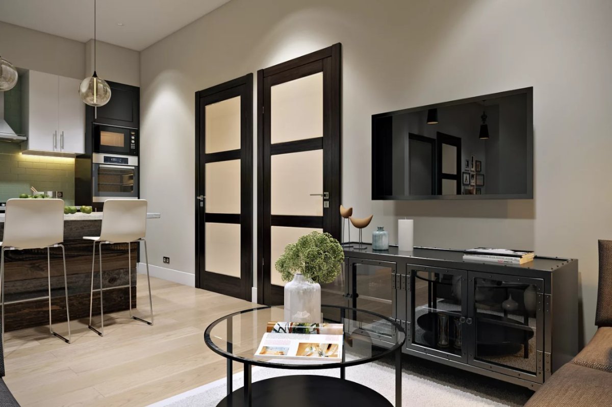 Дверь в кухню гостиную