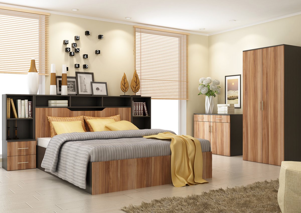 Кровать Юнона Комби Горизонт