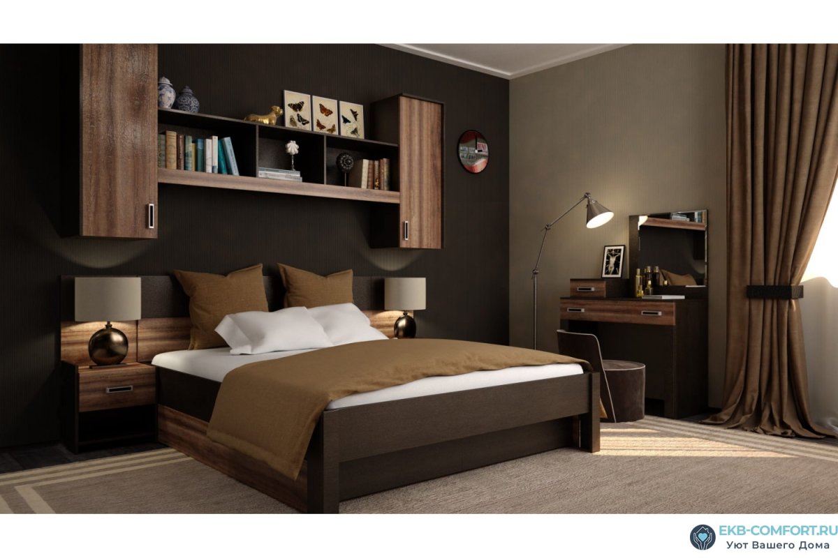 Спальня с белой мебелью