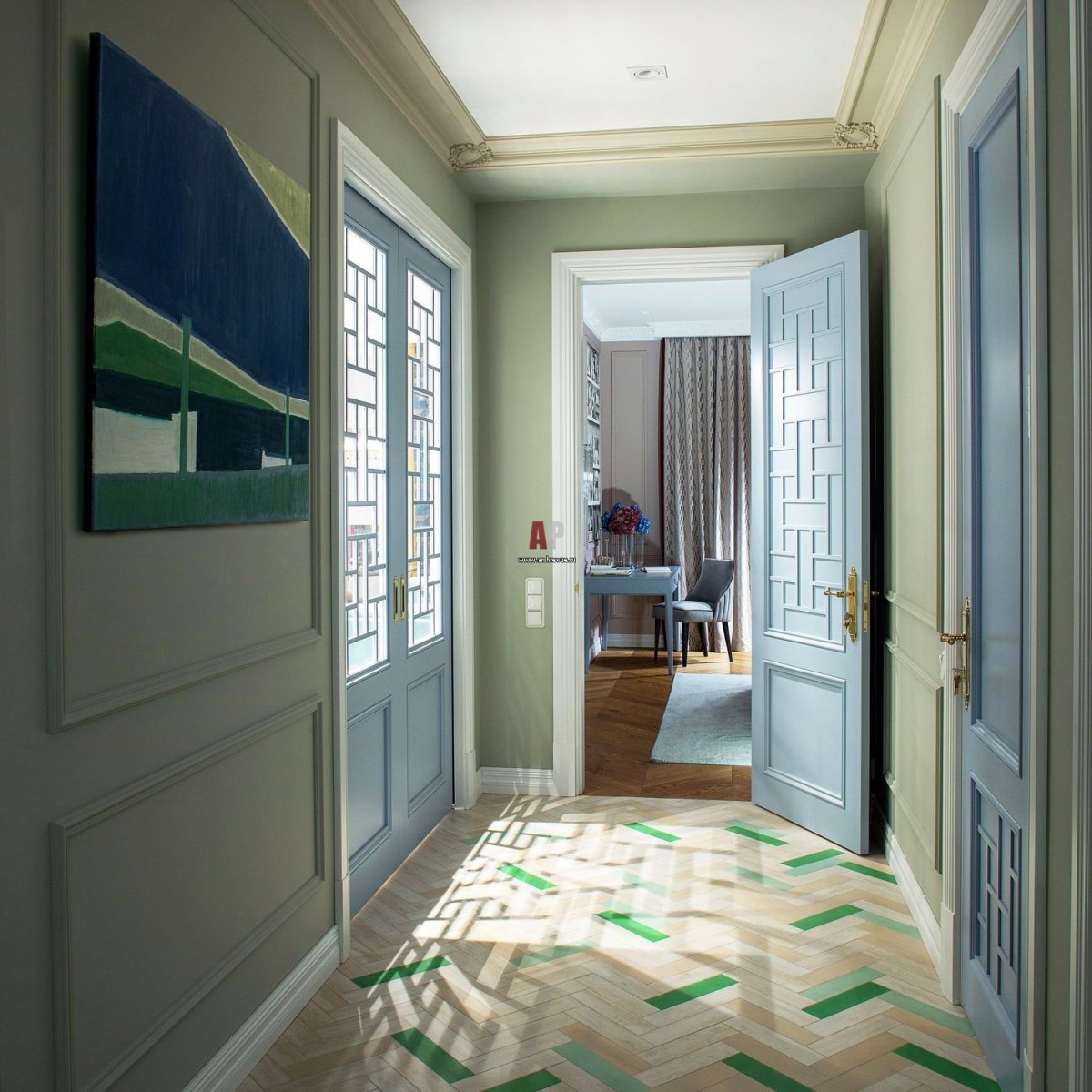 Коридор в стиле Фьюжн