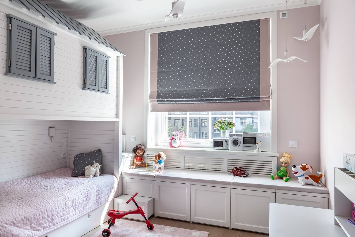 Римская штора в детскую
