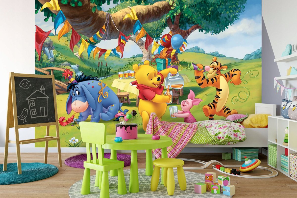 Стеновые обои Винни пух
