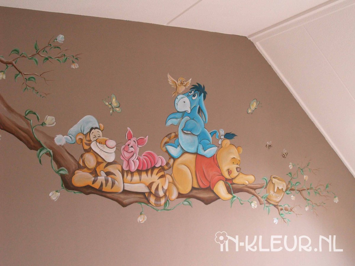 Кровать чердак Дисней Винни пух