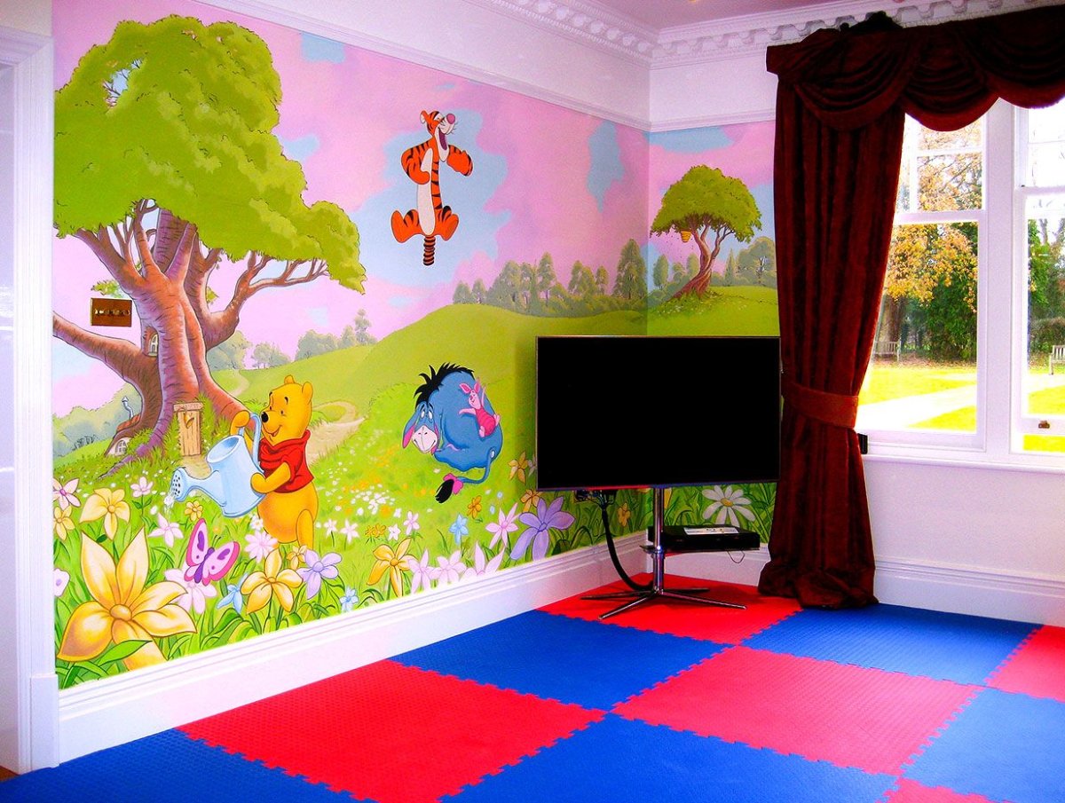 Фотозона Винни пух с шарами