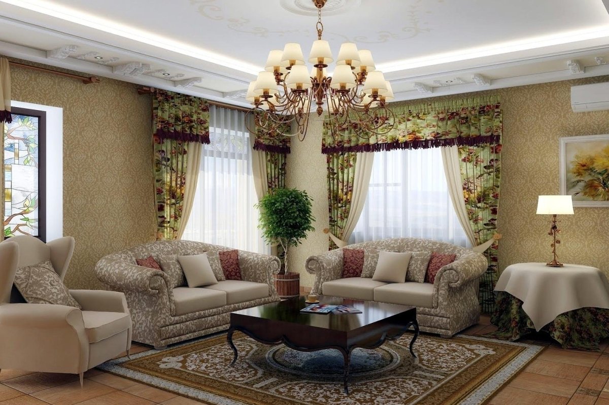 Интерьер гостиной