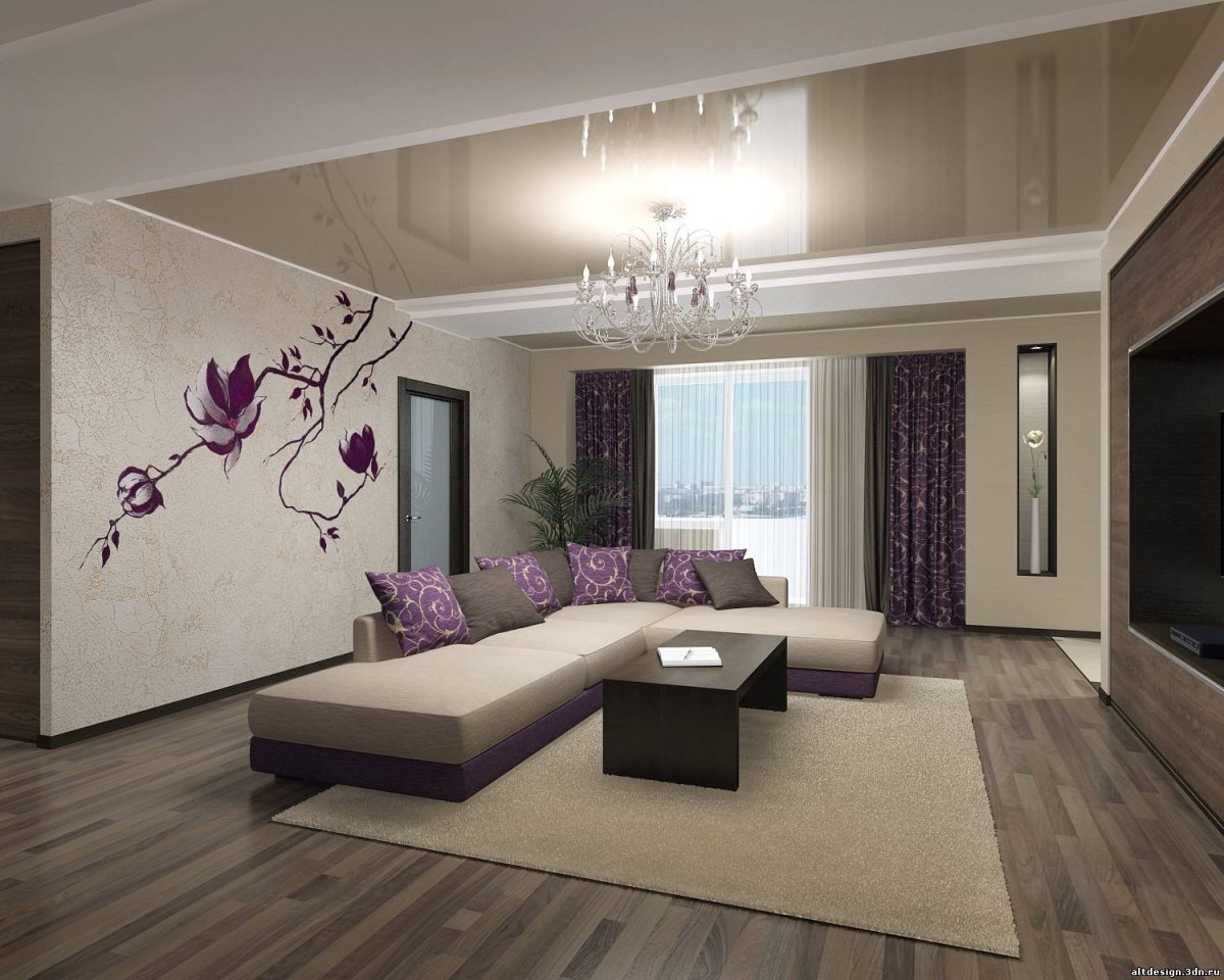 Интерьер гостиной комнаты