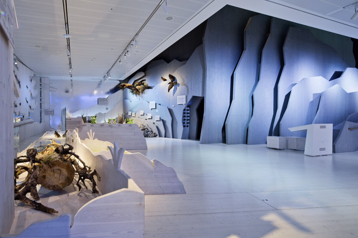 Необычный интерьер музея