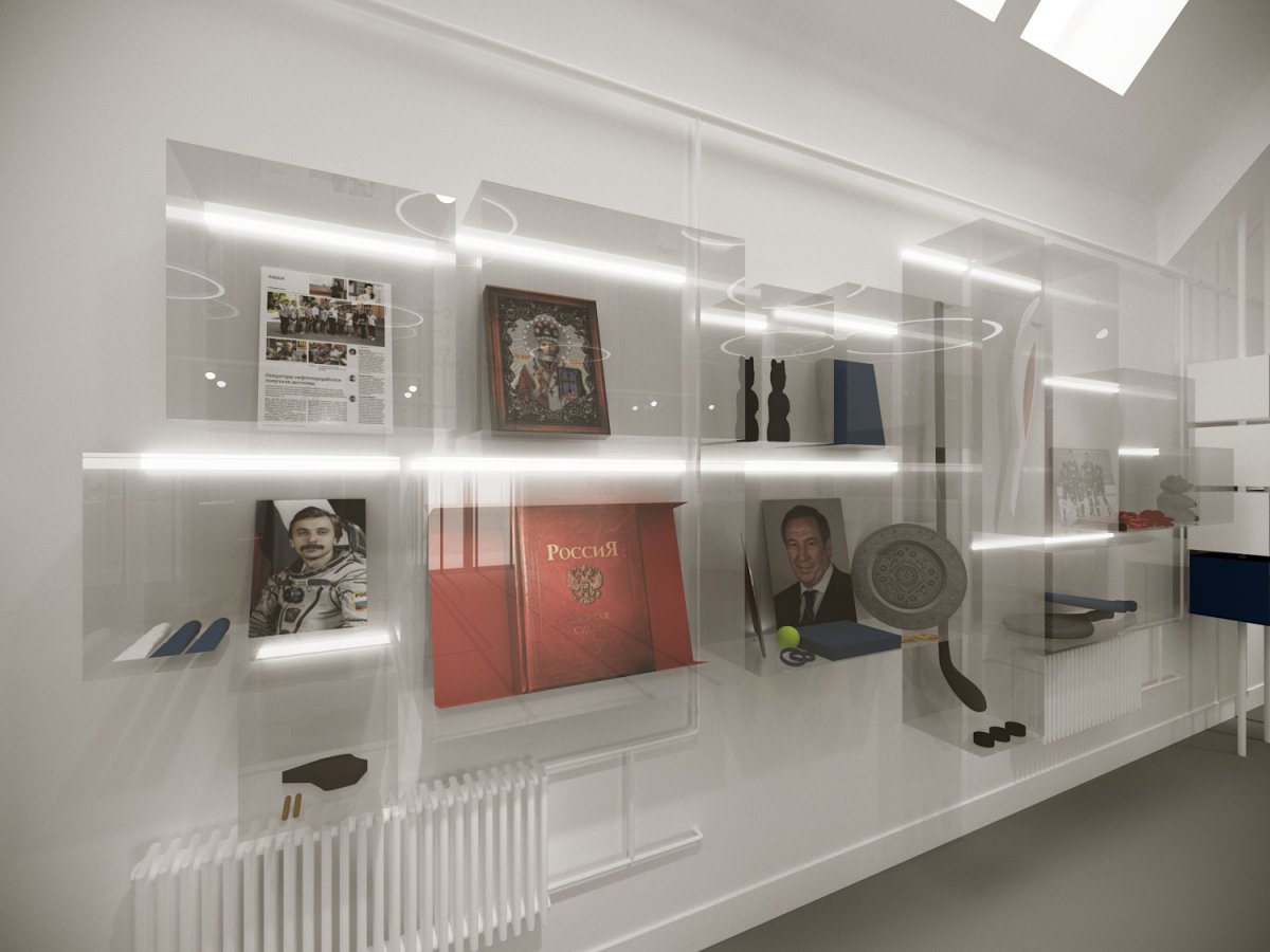 Интерьер школьного музея